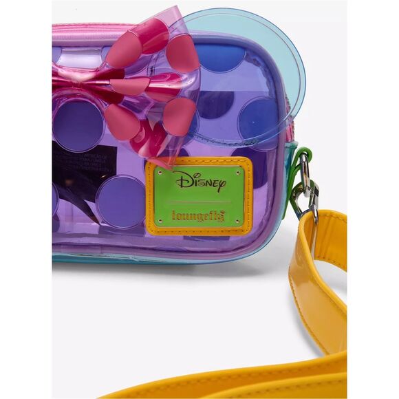 Loungefly Disney Minnie Mouse Polka Dot Crossbody Bag - Picture 4 of 5